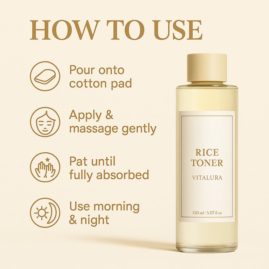 Vitalura Rice Toner Kit