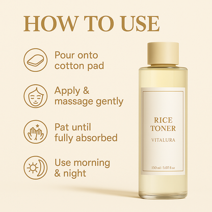 Vitalura Rice Toner Kit